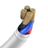 Baseus 2x kabel USB - Lightning szybkie ładowanie 1,5 m biały (TZCALZJ-02)